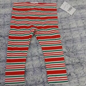 Irs & Ivy red and green leggings 18 months
